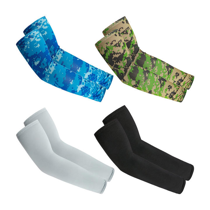 Sports Arm Sleeve compression Basketball Cycling Arm Warmer Summer UV Protection Volleyball Sunscreen Cool Arm Sleeve