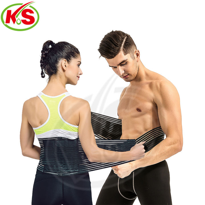 Sports Belt Thin elastic mesh breathable men's and women's summer belt waist disc protruding support waist support waist Bulk Wholesale Chain