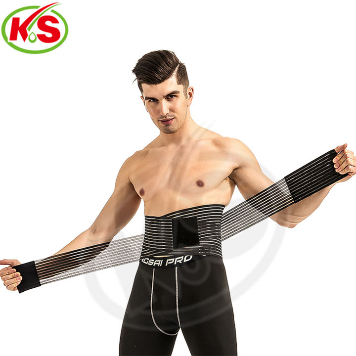 Sports Belt Thin elastic mesh breathable men's and women's summer belt waist disc protruding support waist support waist Bulk Wholesale Chain