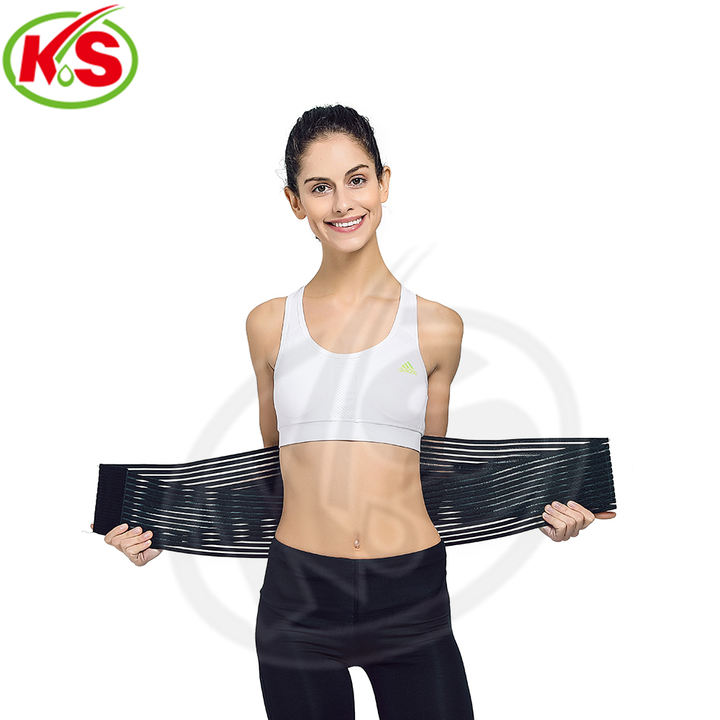 Sports Belt Thin elastic mesh breathable men's and women's summer belt waist disc protruding support waist support waist Bulk Wholesale Chain