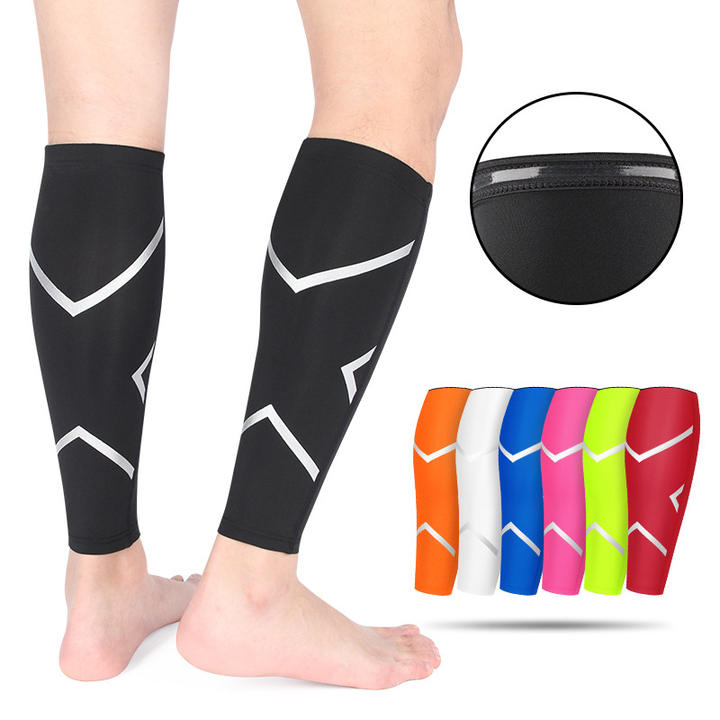 Sports Calf Compression Sleeve Shin Support Guard Leg Protection Sock for Basketball Running Cycling Travel Export Wholesale Distributor