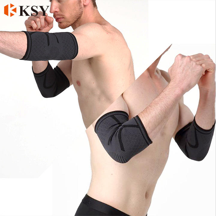 Sports Elbow brace Protector Nylon knitted basketball protects elbow pads comfortable Wholesale Manufacturer