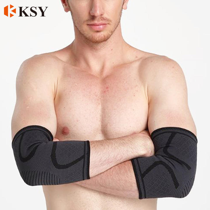 Sports Elbow brace Protector Nylon knitted basketball protects elbow pads comfortable Wholesale Manufacturer