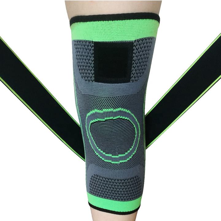 Sports Knee Sleeve Support Patella Knee Strap Protector  Spring Pads Compression Knee Brace