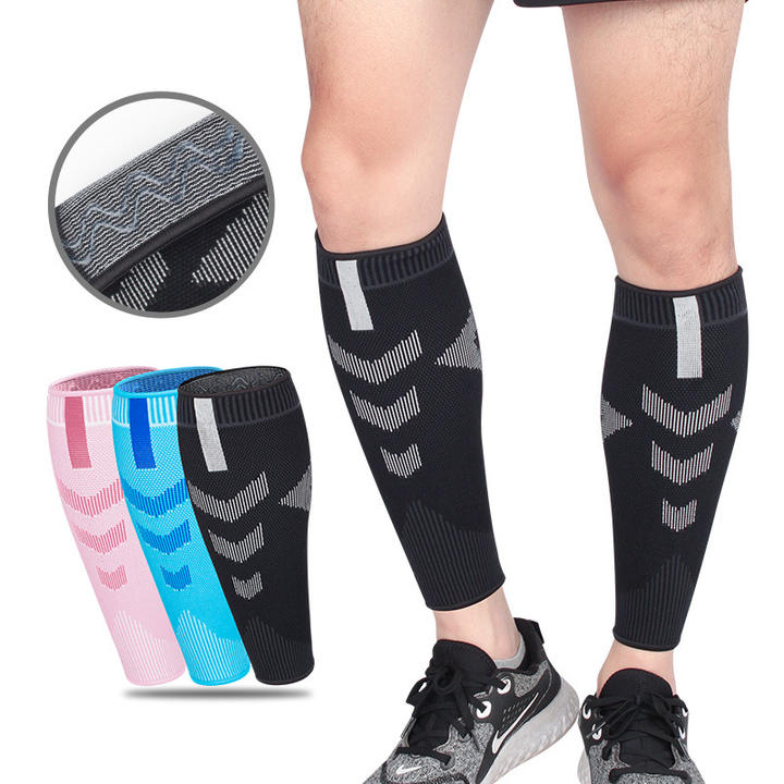 Sports Leg Compression Sleeves Basketball Knee Brace Protect Calf and Shin Splint Support for Men Women China Supplier