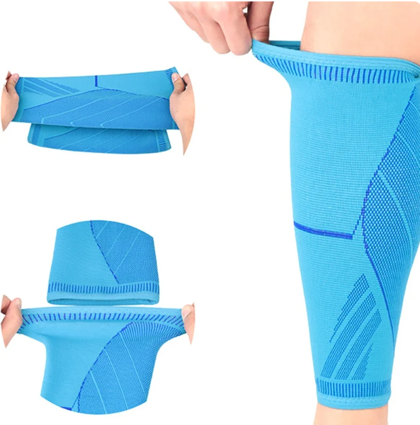 Sports Leg Compression Sleeves Basketball Knee Brace Protect Calf and Shin Splint Support for Men Women China Supplier