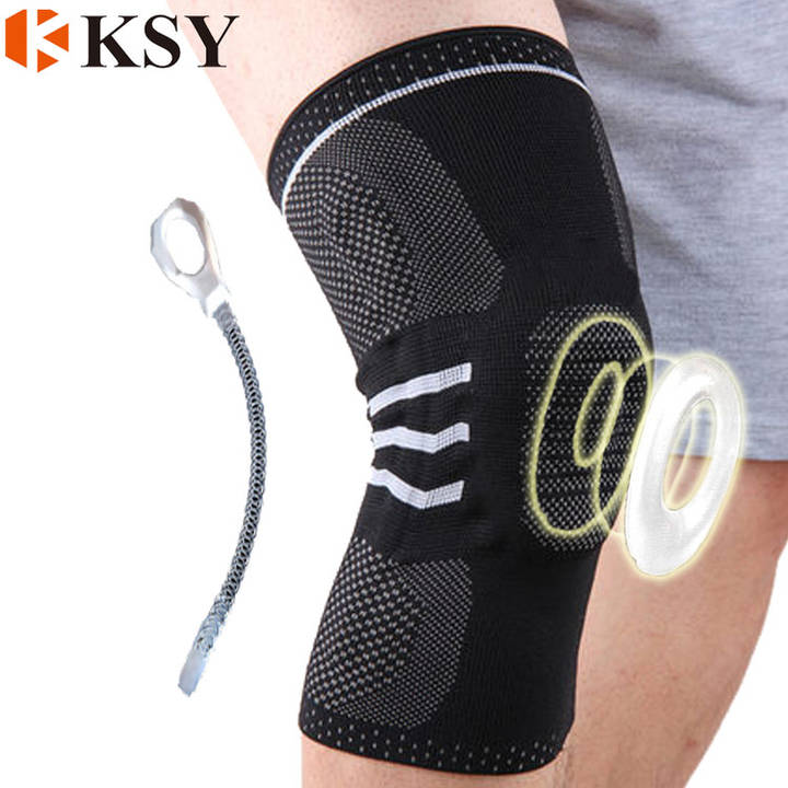 Sports Nylon Silicon Knee Pad Compression knee Support for Running