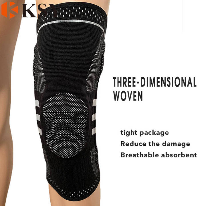 Sports Nylon Silicon Knee Pad Compression knee Support for Running