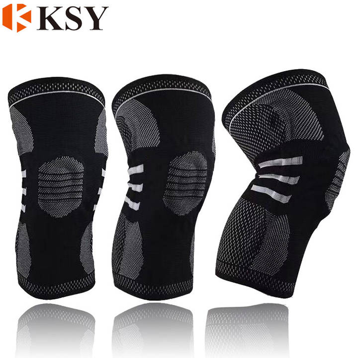 Sports Nylon Silicon Knee Pad Compression knee Support for Running