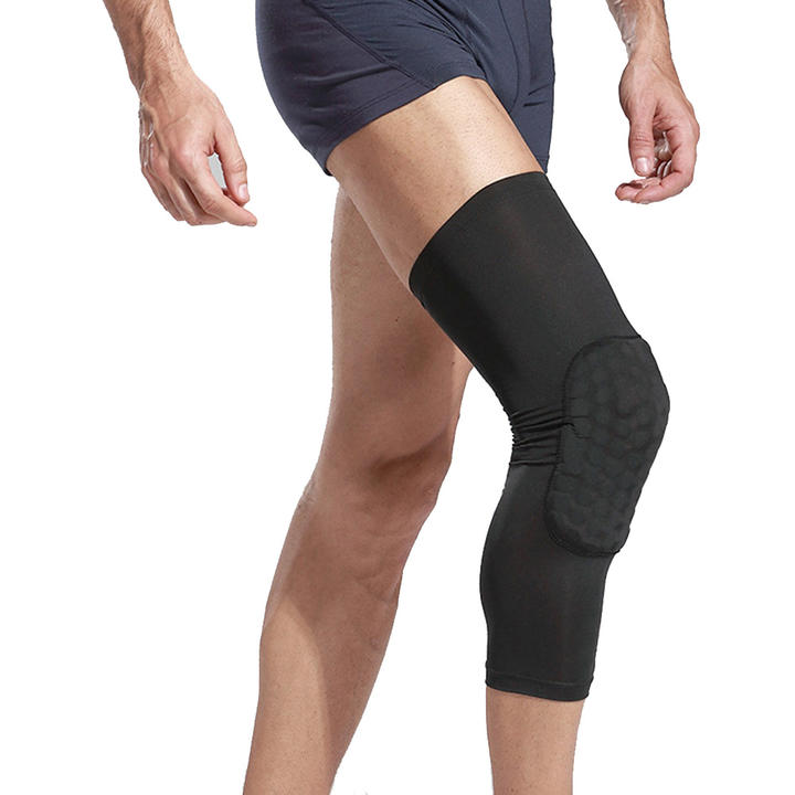 Sports Safety Accessories Elbow & Knee Pads Honeycomb Basketball Crashproof Antislip Leg Long Sleeve Industrial Exporter Custom Solutions