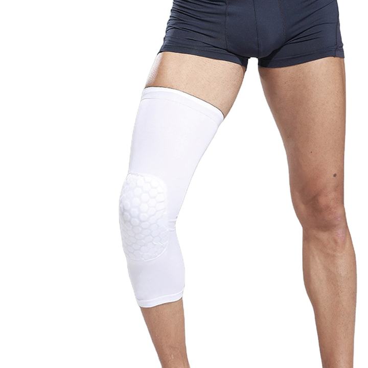 Sports Safety Accessories Elbow & Knee Pads Honeycomb Basketball Crashproof Antislip Leg Long Sleeve Industrial Exporter Custom Solutions
