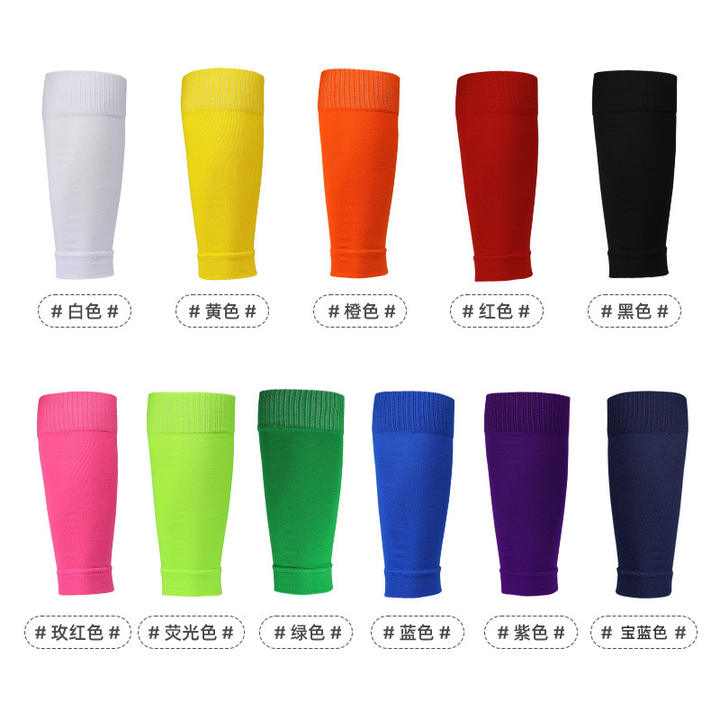 Sports Soccer Shin Guard socks Pad Sleeve Sock Leg Support Football Compression Sleeve Adult Teens Children leg protection Manufacturing Industry