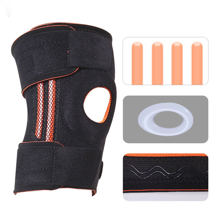 Sports Strap Compression Knee Protector Basketball Cycling Outdoor Meniscus Joint Knee Protector Running Breathable Production Wholesale Outlet