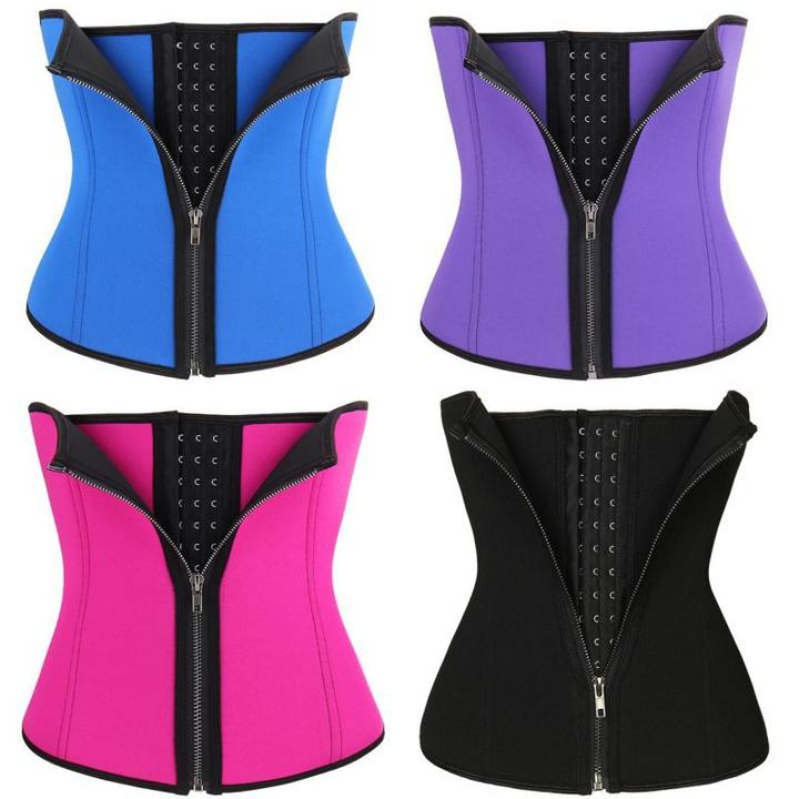 Sports Women Tummy Control Waist Slimming Belt Weight Loss Waist Trainer Body Shaper Corset Belly Sheath Tummy Trimmer Cincher