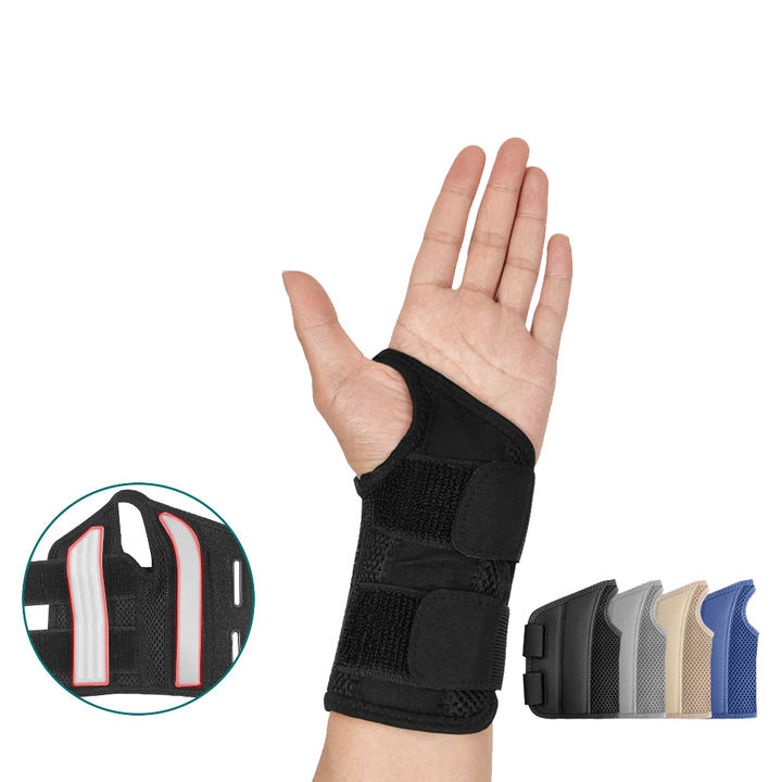 Sports Wrist Support Brace with Splints Wholesale Wrist Support Compression Hand Support Wrist Brace China Factory Supply