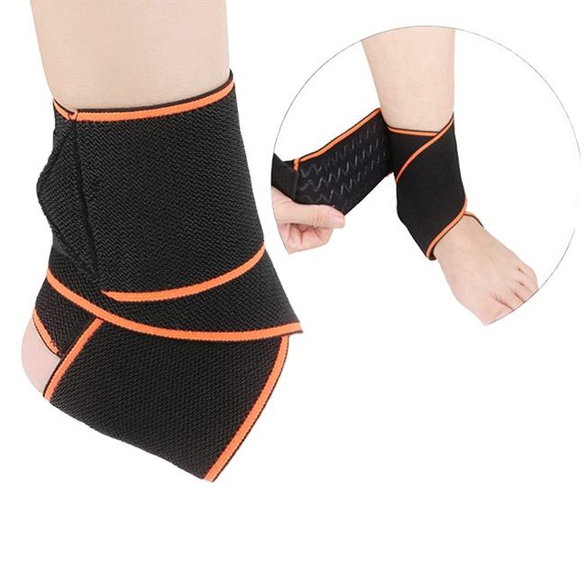 Sports ankle protection basketball football adjustable elasticity ankle protection silicone ankle and wrist protection band