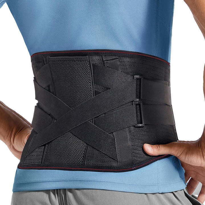 Sports belt Removable extended-steel power lifting fitness belt Running support belt