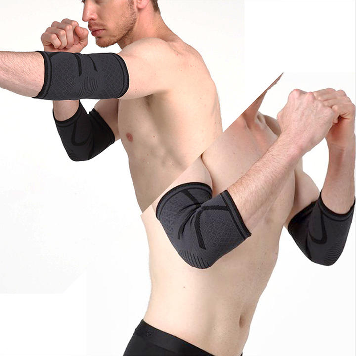 Sports elbow protection knitted arm protection fitness equipment warm nylon elbow protection Mass Production Wholesale