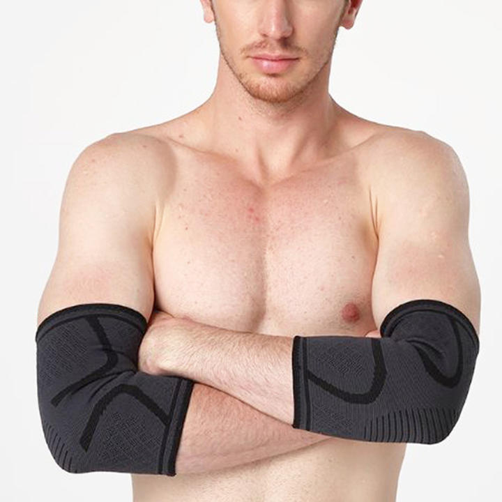 Sports elbow protection knitted arm protection fitness equipment warm nylon elbow protection Mass Production Wholesale