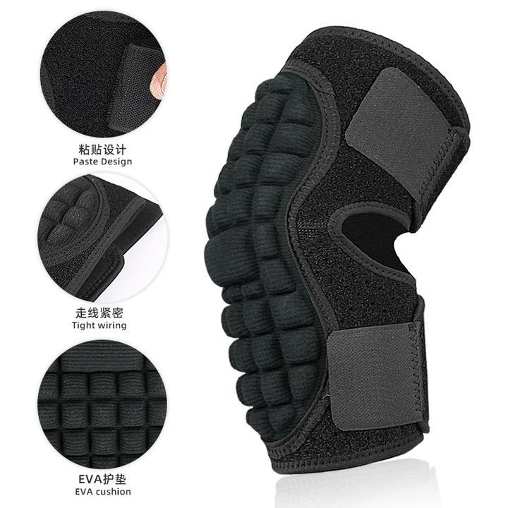 Sports elbow protection men's and women's thick honeycomb elbow fitness yoga basketball protection