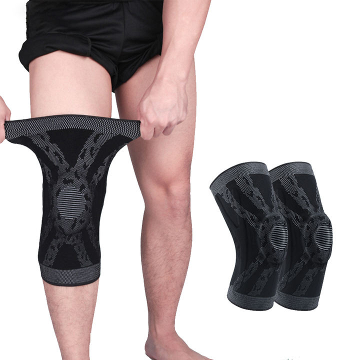 Sports knee pads compression silicone anti-collision protection patella protection outdoor running protective equipment Affordable Factory Pricing