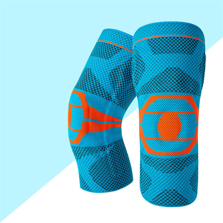 Sports knee pads outdoor silicone anti-collision anti slip spring support protective cover knee pads Global Manufacturing