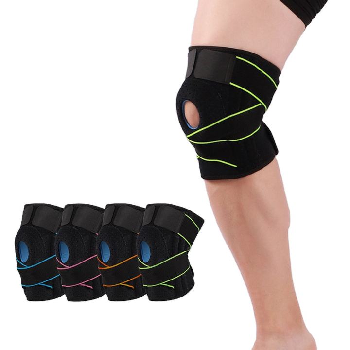 Sports knee pads pressure straps silicone knee pads running basketball cycling badminton protective brace Wholesale Bulk Supply Distributor