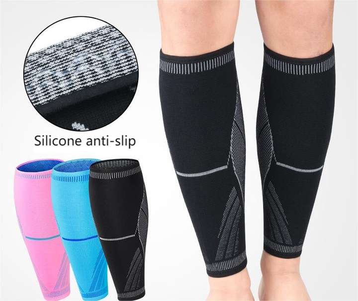Sports knitted compression calf sets men's and women's outdoor basketball football mountaineering running leg guards Customized Manufacturing Solutions