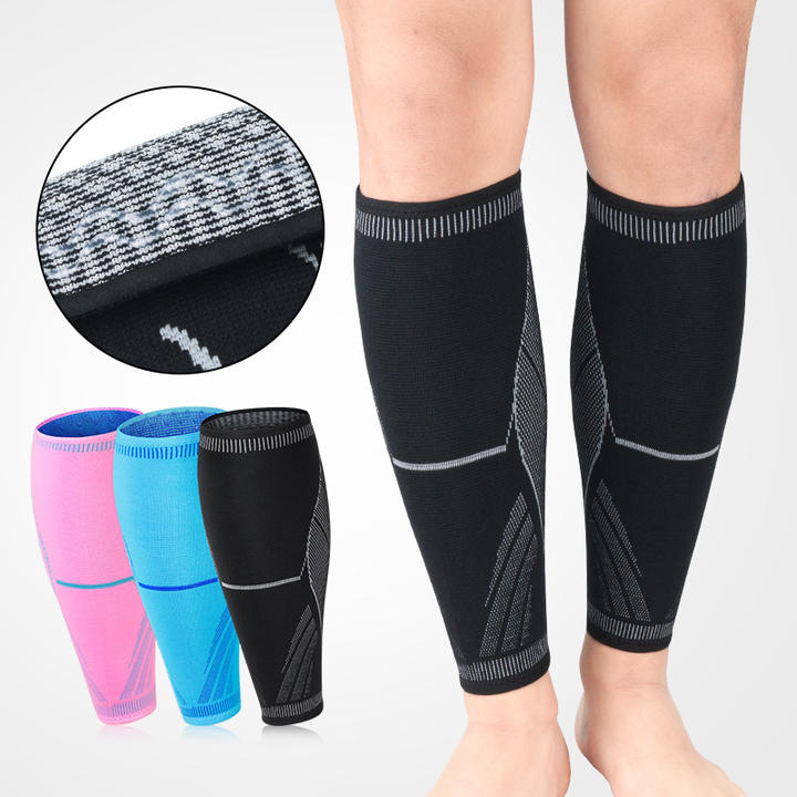 Sports knitted compression calf sets men's and women's outdoor basketball football mountaineering running leg guards Customized Manufacturing Solutions