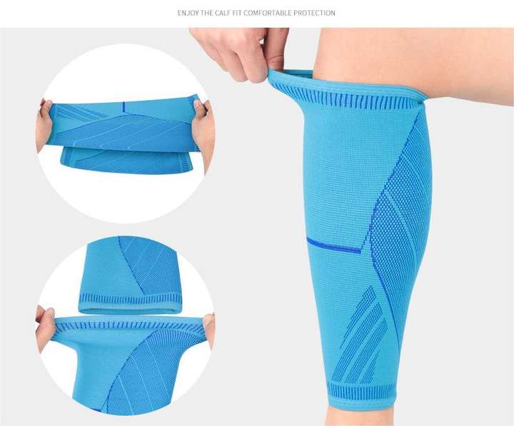 Sports knitted compression calf sets men's and women's outdoor basketball football mountaineering running leg guards Customized Manufacturing Solutions