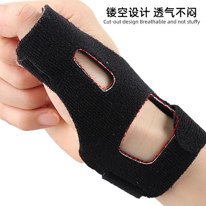 Sports office thumb cover Light thin thumb curved fit fixed pressure support Large-Scale Factory