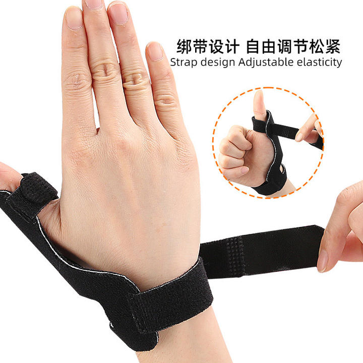 Sports office thumb cover Light thin thumb curved fit fixed pressure support Large-Scale Factory