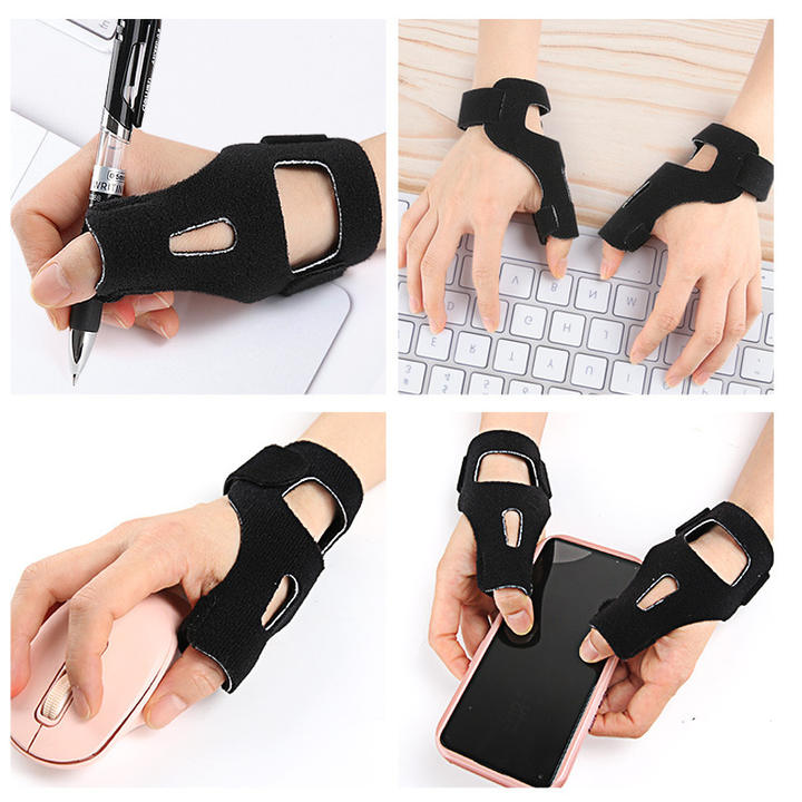 Sports office thumb cover Light thin thumb curved fit fixed pressure support Large-Scale Factory