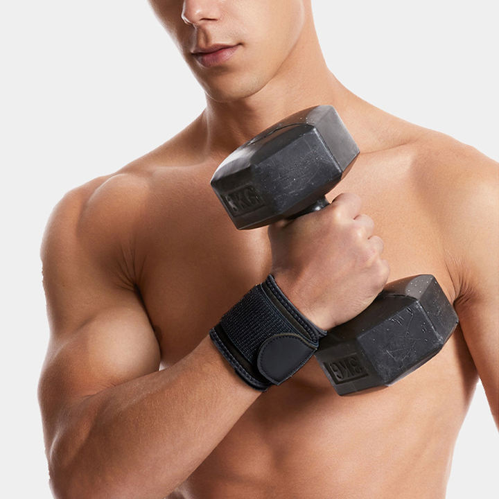 Sports wristband for men fitness sprain compression wristband sweat absorbing wrist guard for women