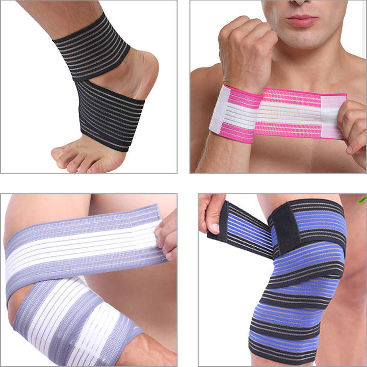 Sports wristbands compression wrapped straps basketball hiking cycling badminton sports protective equipment Custom Manufacturing B2B