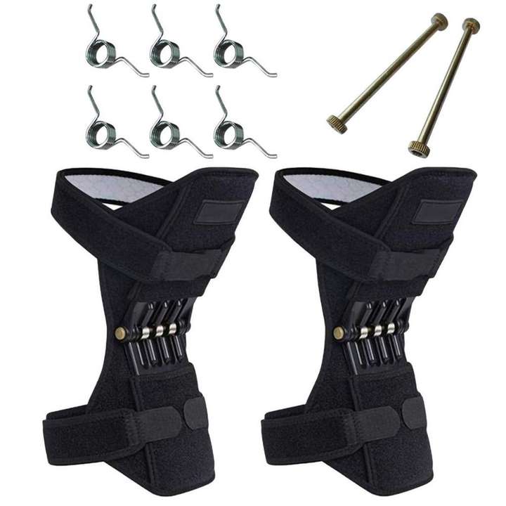 Spring Knee Pad Brace Rebound Booster, Knee Protection Booster Old Cold Leg Knee Band Deep Care Joint Support B2B Manufacturing Factory