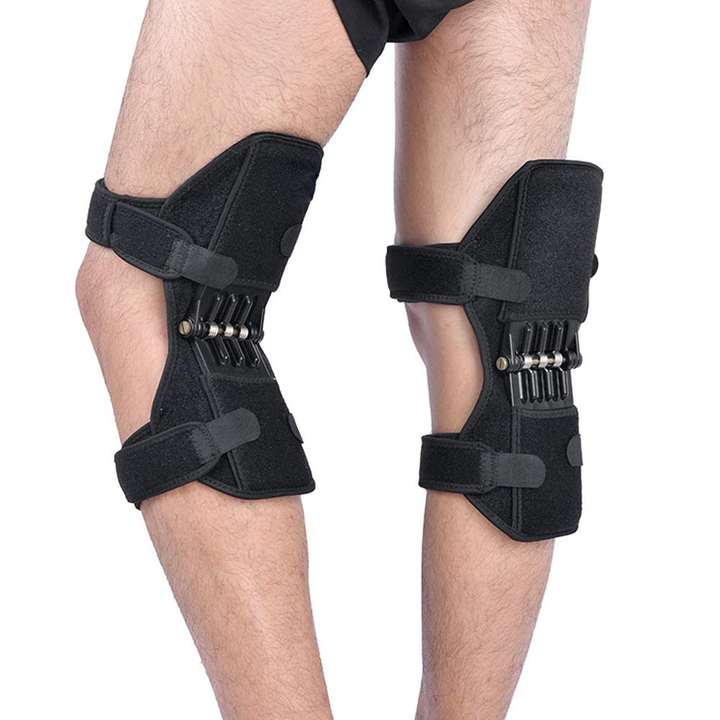 Spring Knee Pad Brace Rebound Booster, Knee Protection Booster Old Cold Leg Knee Band Deep Care Joint Support B2B Manufacturing Factory