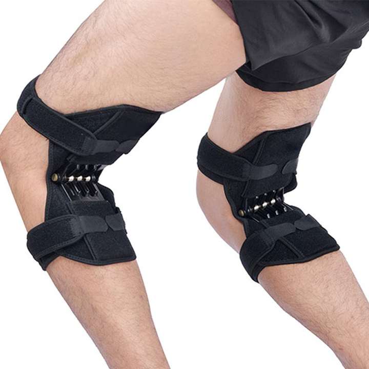 Spring Knee Pad Brace Rebound Booster, Knee Protection Booster Old Cold Leg Knee Band Deep Care Joint Support B2B Manufacturing Factory