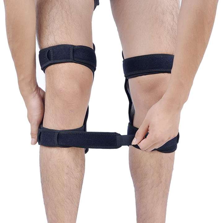 Spring Knee Pad Brace Rebound Booster, Knee Protection Booster Old Cold Leg Knee Band Deep Care Joint Support B2B Manufacturing Factory
