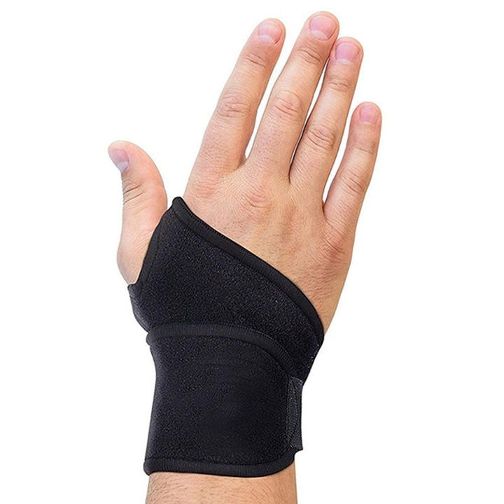 Steel plate supporting Wrist Guard Band Brace Support Carpal adjustable Strain Gym Sports Pain Relief Wrap Manufacturing Services Export