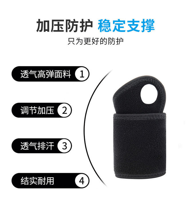 Steel plate supporting Wrist Guard Band Brace Support Carpal adjustable Strain Gym Sports Pain Relief Wrap Manufacturing Services Export