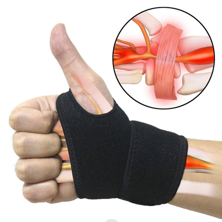 Steel plate supporting Wrist Guard Band Brace Support Carpal adjustable Strain Gym Sports Pain Relief Wrap Manufacturing Services Export