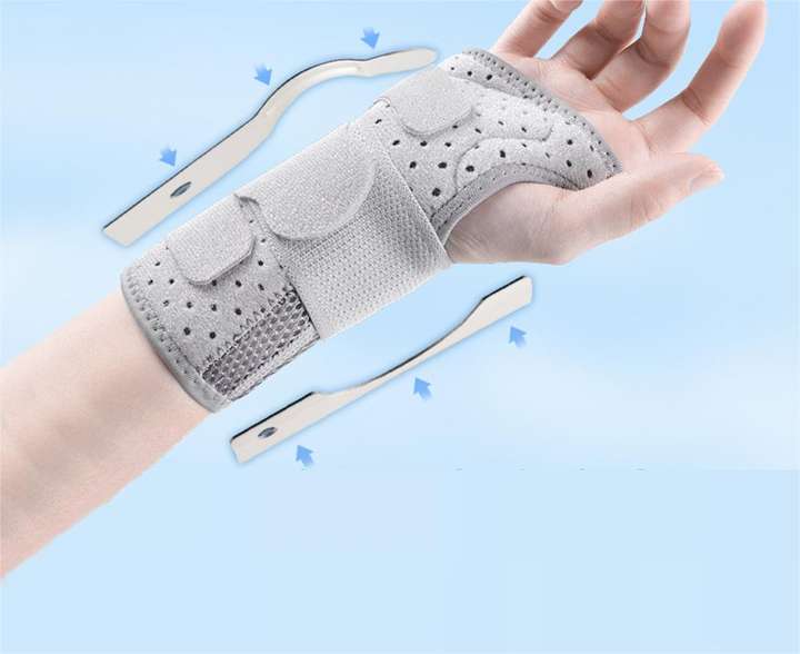 Steel plate wrist guard wrist sprain tendon sheath fixation brace