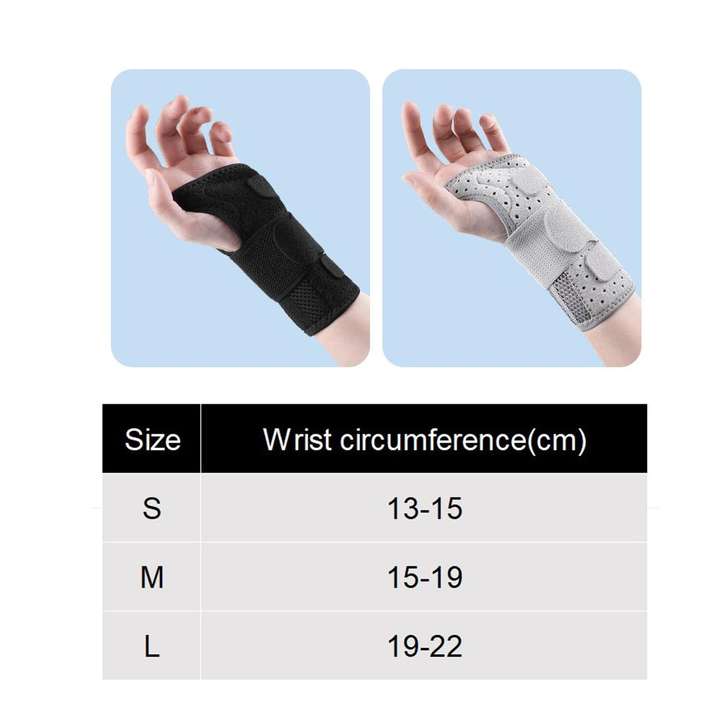 Steel plate wrist guard wrist sprain tendon sheath fixation brace