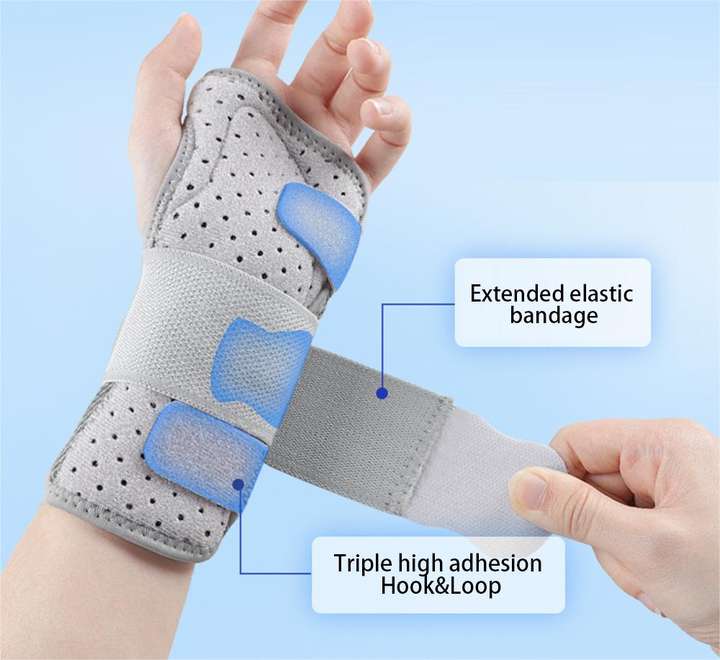 Steel plate wrist guard wrist sprain tendon sheath fixation brace