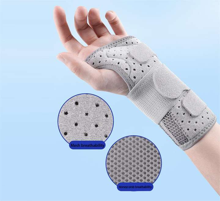 Steel plate wrist guard wrist sprain tendon sheath fixation brace