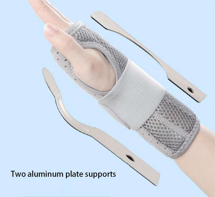 Steel plate wrist guard wrist sprain tendon sheath fixation brace