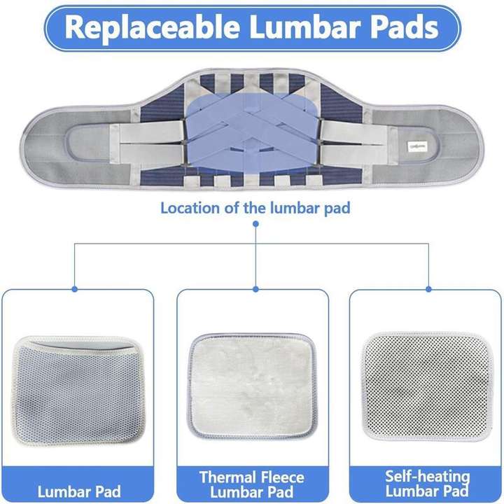 Strong Lower Back Brace Lumbar Back Belt with 3 Replaceable Lumbar Pads Waist Support Trainer Trimmer Pain Relief Weightlifting OEM Wholesale