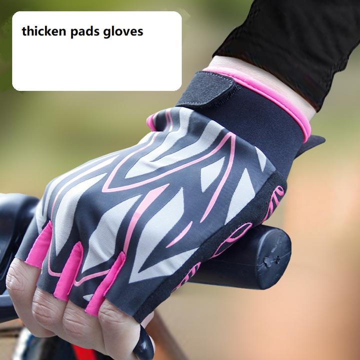 Summer half finger cycling gloves non-slip silicone breathable sweat fitness glove outdoor sports adult gloves Large Order Wholesale Outlet