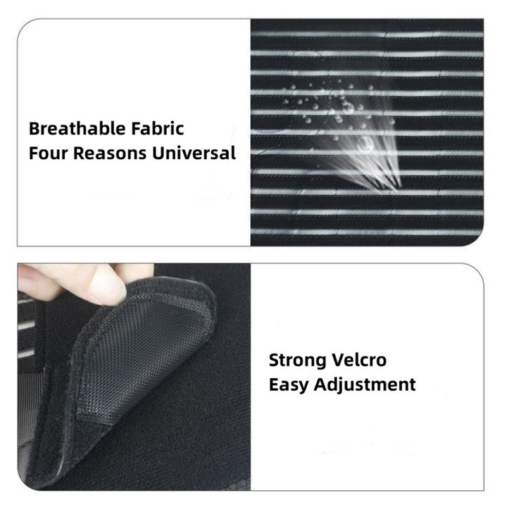 Summer men's and women's fish silk breathable R-shaped cartilage waist protection belt Competitive Manufacturing Pricing